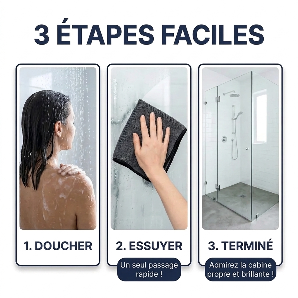 Lumpinioo - Chiffon de nettoyage pour fenêtres et portes vitrées (60 × 40 cm)